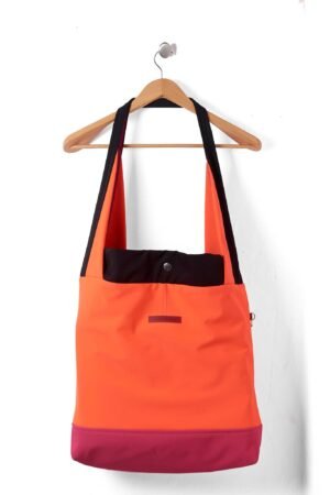BOLSO GRANDE MEREL NARANJA ROSA