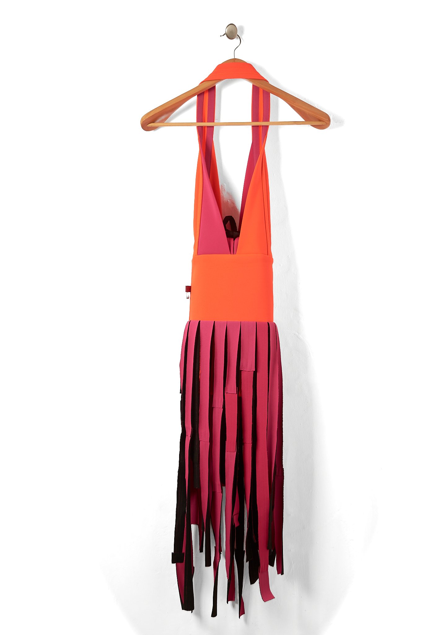 BOLSO PEQUEÑO ISABEL NARANJA/FUCSIA