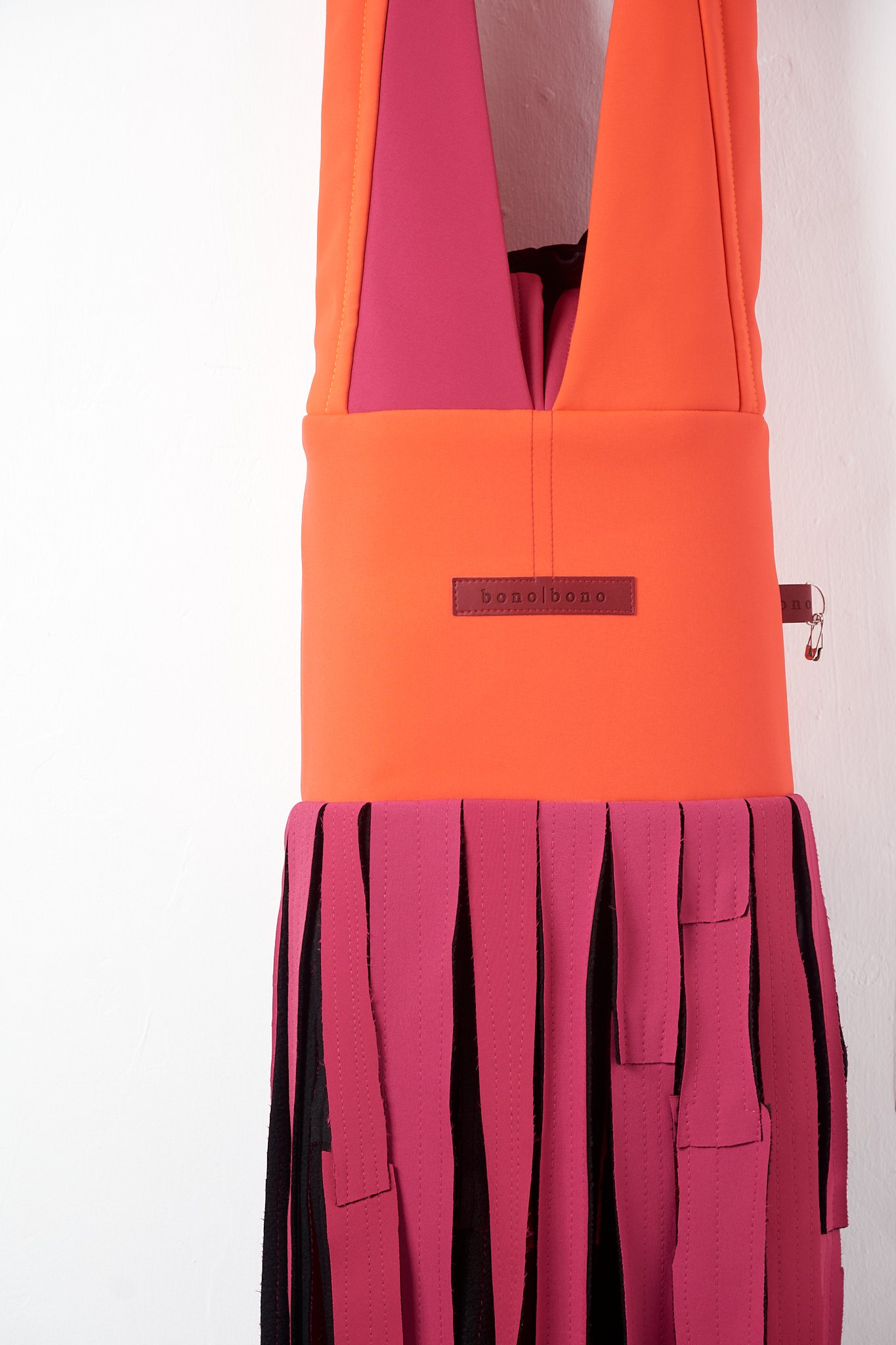BOLSO PEQUEÑO ISABEL NARANJA Y FUCSIA