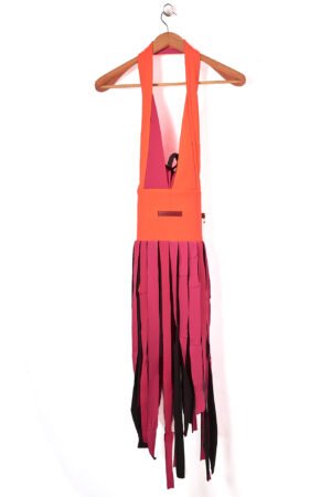 BOLSO PEQUEÑO ISABEL NARANJA Y FUCSIA