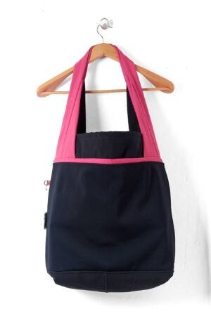 BOLSO GRANDE MEREL ROSA GRIS PATCHWORK