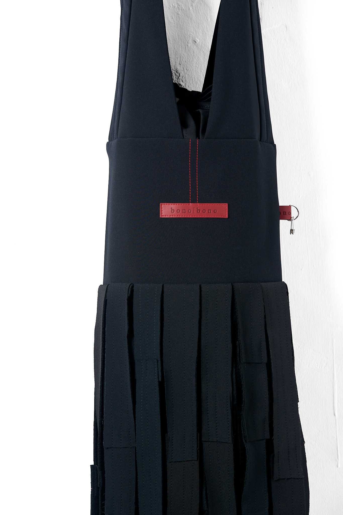 BOLSO PEQUEÑO FLECOS NEGRO