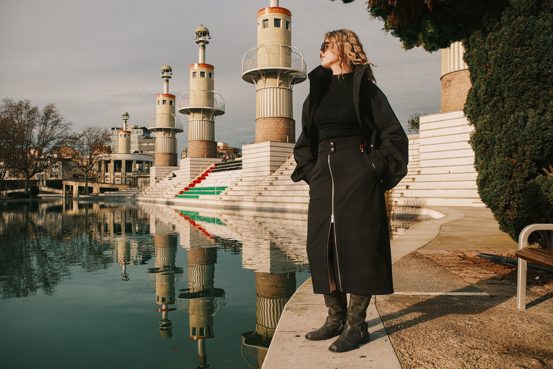 TatiMalika falda softshell cremallera editorial