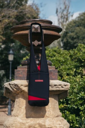 BOLSO PEQUEÑO MARY&MIA NEGRO ROJO