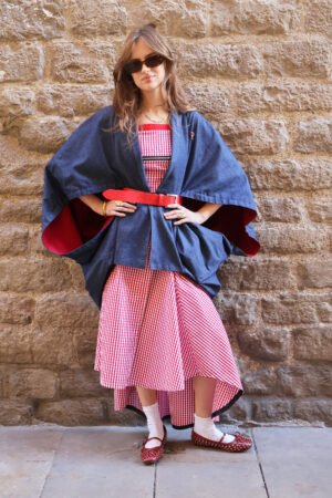 CAPA LARGA MORGAN: Tejano y Diseño Oversize